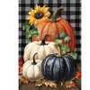 Briarwood Lane Fall Garden Flag 12x18 For Outdoor Fall Checkered Pumpkins For Fall Garden Flag Flags For Outside - 3 of 4
