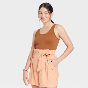 Women's Seamless Slim Fit Tank Top - A New Day™ - 1 of 3