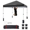 10x10 ft, Patented Center Locking Canopy Tent, Portable Outdoor Canopy Tent, Comes with Hand Wheel Bag, Suitable for Outdoor use, Height Adjustable - 3 of 4