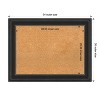 Amanti Art Ridge Framed Corkboard, Natural Cork - 4 of 4