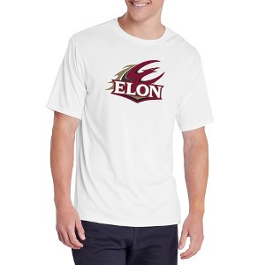 Men's Elon University Men's Sport Active T-Shirt Primary Collegiate Logo - 1 of 4