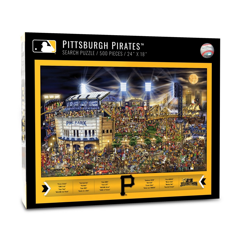 Photos - Jigsaw Puzzle / Mosaic MLB Pittsburgh Pirates 500pc Find Joe Journeyman Puzzle