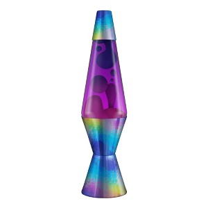 Schylling The Original LAVA Brand Lava Lamp, Chameleon Color Shift Style, 14.5″ Purple Wax in Pink-Purple Liquid, Ages 13+ - 1 of 2