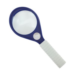 Unique Bargains Magnifier Dual Magnifying 10X & 20X Ergonomic Handle ABS Acrylic 6cm 1 Pc - 1 of 3