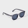 Men's Plastic Crystal Square Sunglasses - Goodfellow & Co™ Gray - 2 of 2