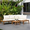 Amazonia 3pc Seychelles Outdoor Patio Conversation Set with Cushions - 2 of 4