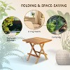 Acoinel HDPE Patio End Table for Outdoor - 3 of 4