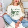 Simply Sage Market Women's Sleigh Rides On Santa Claus Lane Short Sleeve Garment Dyed Tee - 2 of 4