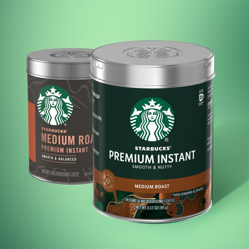 Starbucks Medium Roast Premium Instant Coffee - 3.17oz, 3 of 11