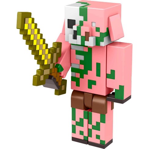 minecraft papercraft zombie pigman with sword