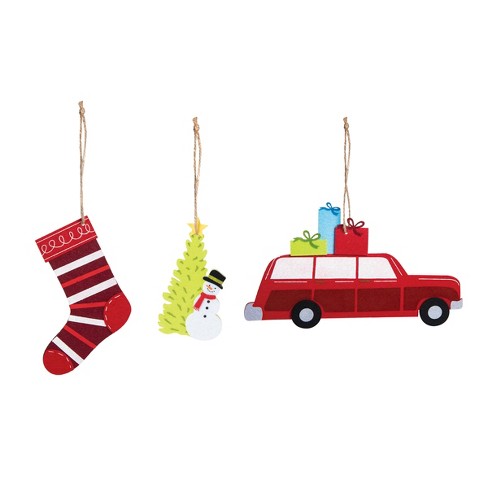 Gallerie II Christmas Village Ornament Set of 3 - image 1 of 2