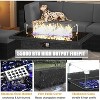 LayinSun 15 Piece Patio Furniture Set with Fire Pit Table, Outdoor Conversation Sets Wicker Rattan Sectional Sofa with Coffee Table - 4 of 4