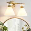 KAISITE 2-Light Farmhouse Glass Vanity Sconce - 2 of 4