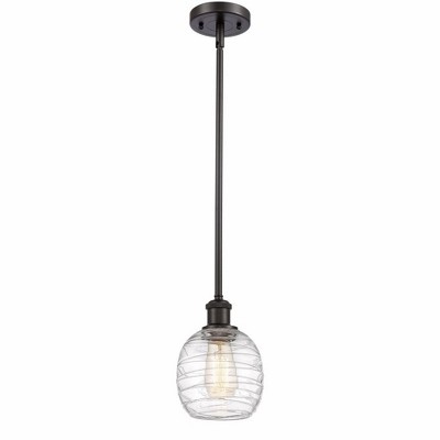 Belfast - 1 Light Mini Pendant In Industrial Style-9 Inches Tall and 6 Inches Wide