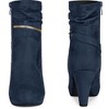 Perphy Women's Round Toe Platform Block Heels Mid-Calf Boots - 2 of 4