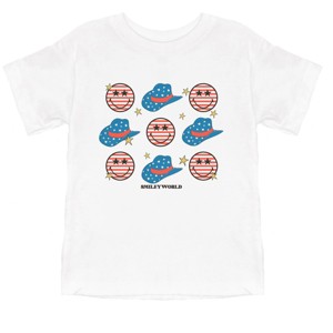 The Juniper Shop SmileyWorld Cowgirl Smiley Toddler Short Sleeve Tee - 1 of 4