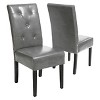 Taylor Bonded Leather Dining Chair Set 2ct - Christopher Knight Home - 4 of 4