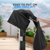 SereneLife Patio Heater Cover for SLOHT44 Infrared Outdoor Electric Space Heater, Durable, Tearproof & Waterproof Dustproof - 4 of 4