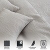 Great Bay Home Pinsonic Medallion Reversible Quilt Set With Shams - 4 of 4