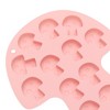 Unique Bargains Chocolate Mould 12-Cavity Mushroom Candy Mould Hand Wash 7.05"x6.38"x0.63" 1 Pc - 4 of 4
