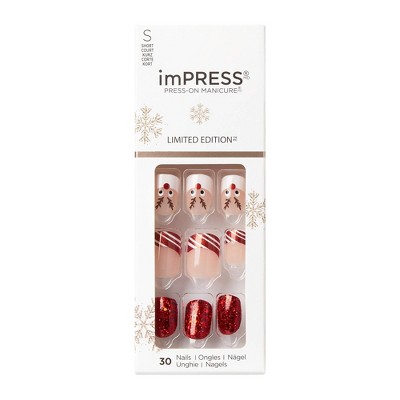 imPRESS Press-On Manicure Limited Edition Press-On Fake Nails - Cozy Night - 30ct