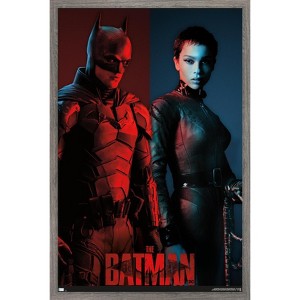 Trends International DC Comics Movie The Batman - The Bat and The Cat Framed Wall Poster Prints - 1 of 4