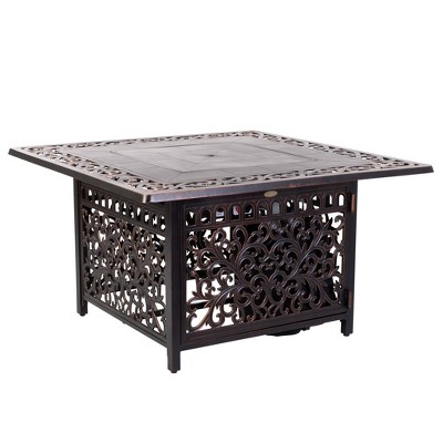 Sedona Square Cast Aluminum Fire Pit - Fire Sense