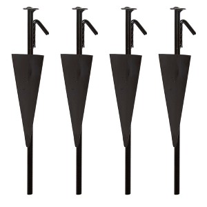 Stansport Steel Sand Stakes - 4 Pack - 1 of 4