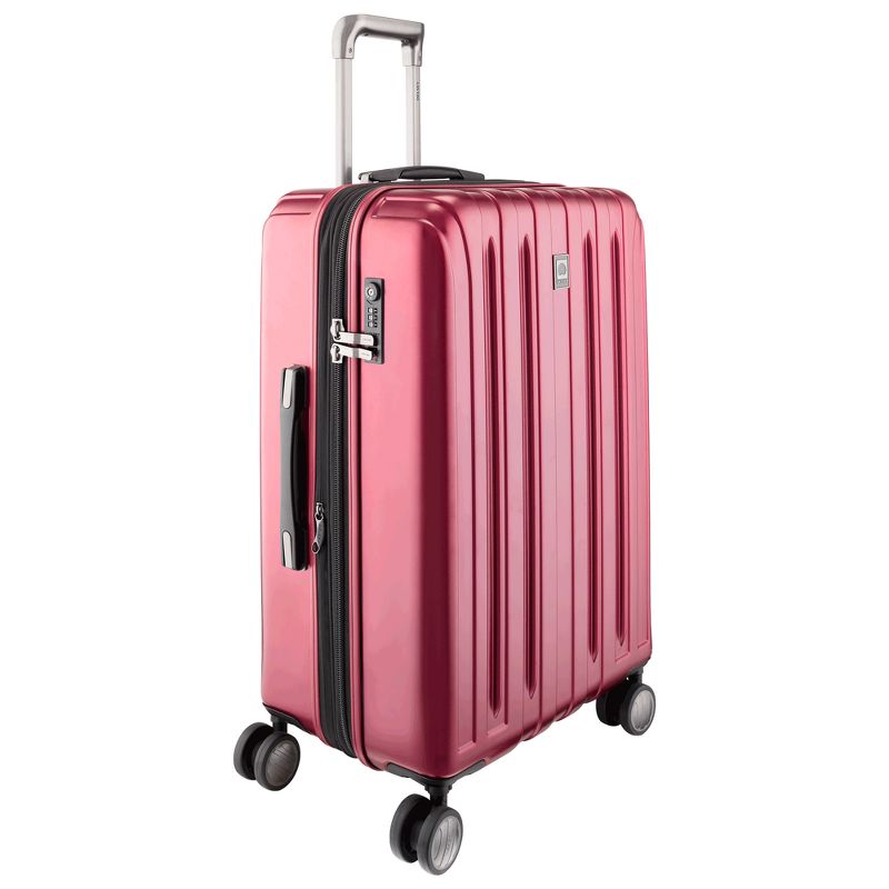 DELSEY Paris Titanium Expandable Upright Hardside Medium Checked Spinner Suitcase, 2 of 8