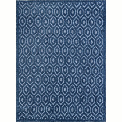 Unique Loom    Outdoor Trellis Textured Spatial Area Rug