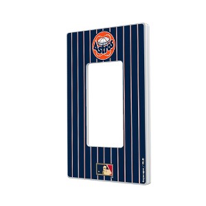 MLB Cooperstown West Teams Pinstripe Hidden-Screw Light Switch Plate for Single Rocker - 1 of 4