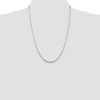 Black Bow Jewelry 2mm Sterling Silver, Round Solid Snake Chain Necklace - 3 of 4