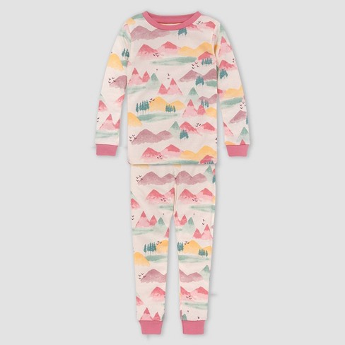 Burts Bees Baby Baby Girls Organic 2 Piece Pajama Set