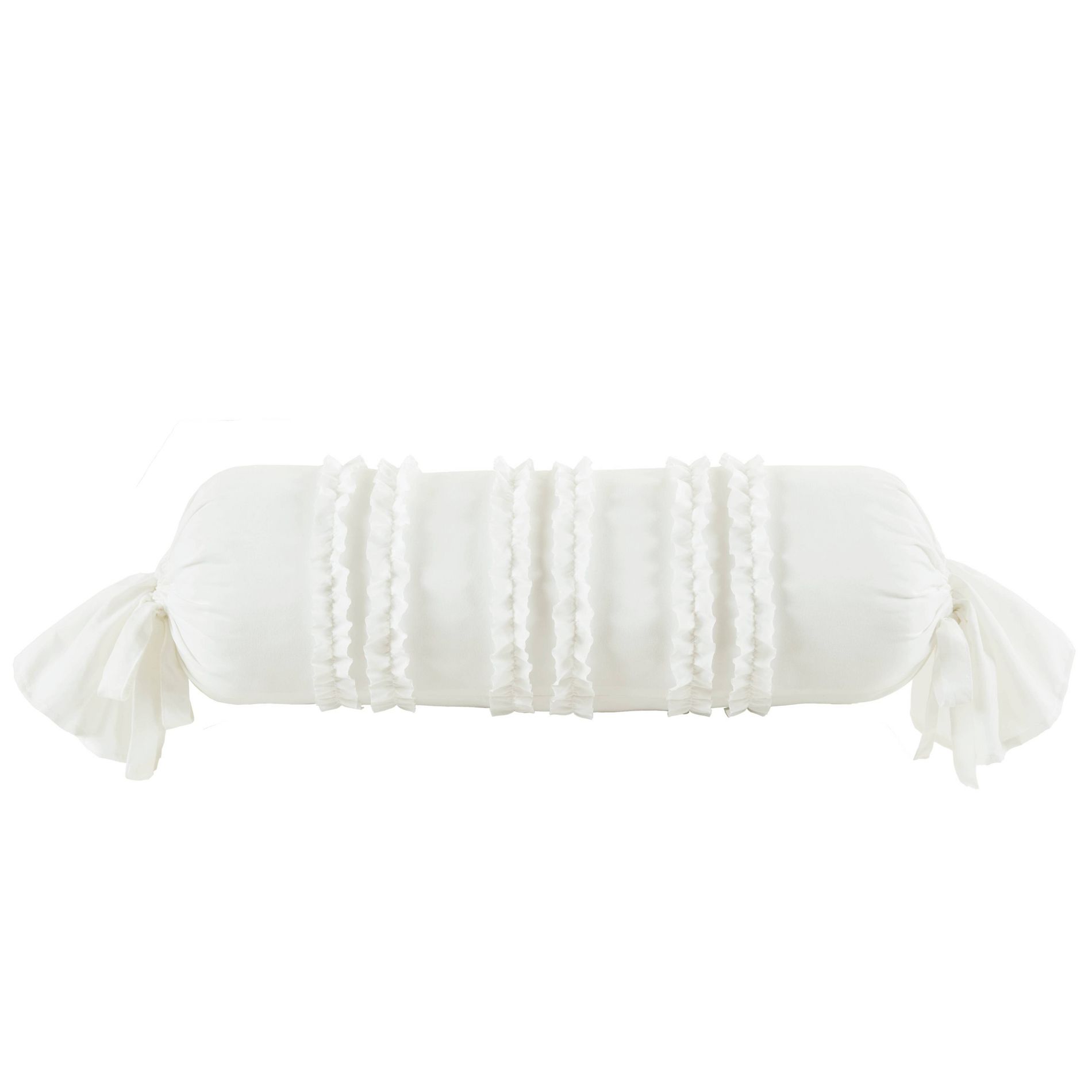 Armoire Collection Oversized Bolster Ruffle Pillow