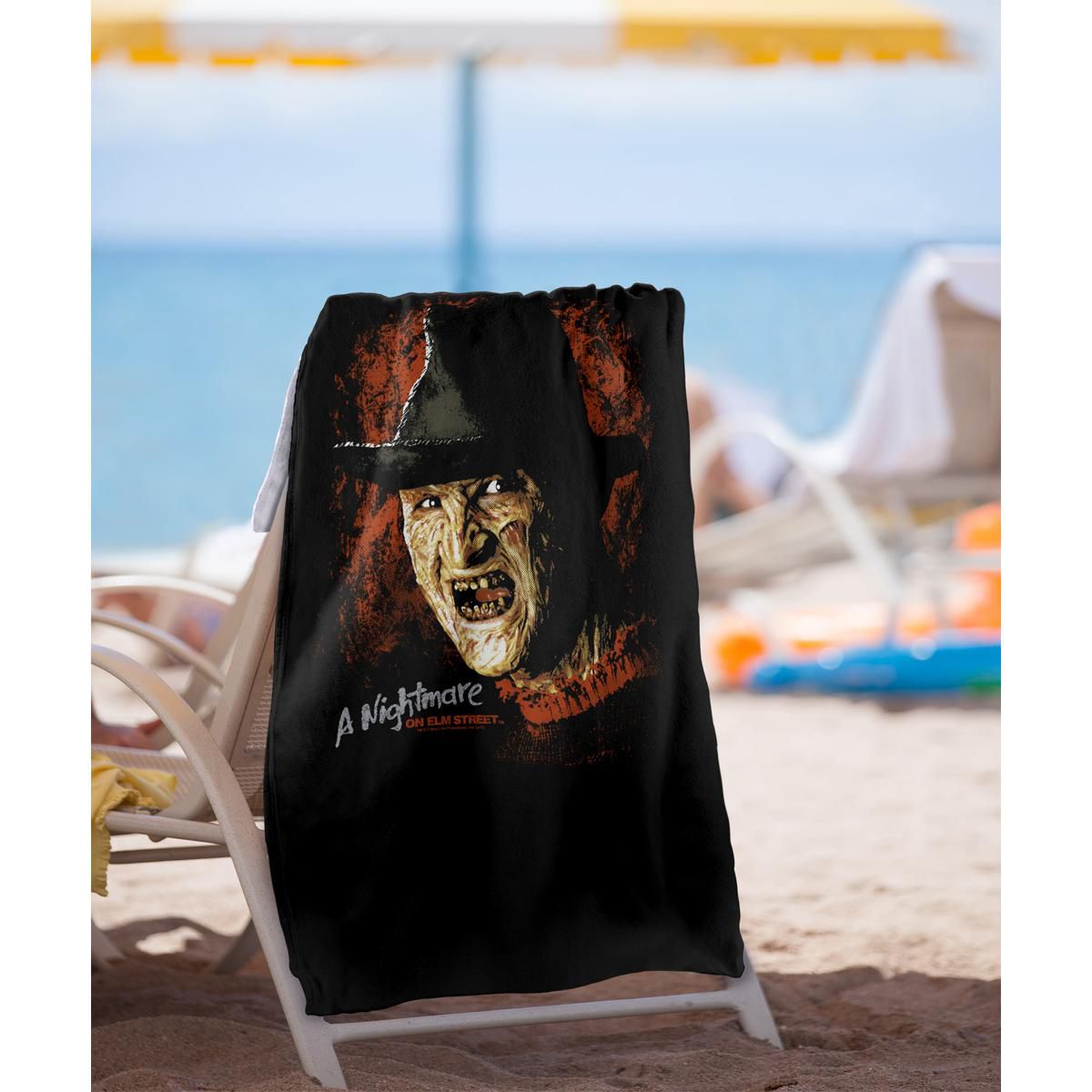 Nightmare On Elm Street Worst Nightmare 30" x 60" Beach Towel - thumbnail 2
