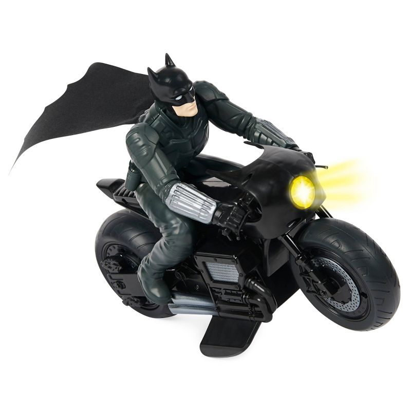 DC Comics The Batman Batcycle RC with Batman Rider, 4 of 13