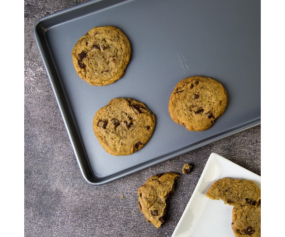 Cooking Light Nonstick Cookie Sheet Bakeware Set 2pk