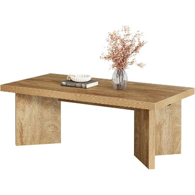 Tribesigns Farmhouse Coffee Tables for Living Room, 47-Inch Center Tea Table with Thicken Base, Easy to Assemble