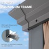 UNISOAR Hardtop Gazebo with Galvanized Steel Double Roof - 2 of 4