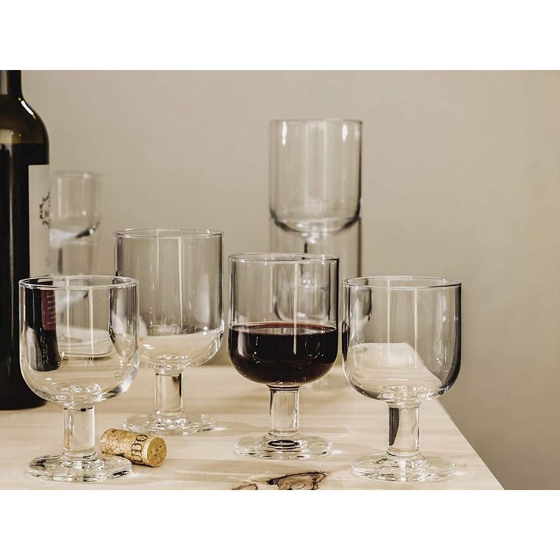 Bormioli Rocco Hosteria Medium Stackable Wine Glasses, 6-Piece, 6.75 oz., 4 of 6