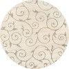 Nuloom Maisha Contemporary Shag Area Rug, Round 5' 3", Beige - 2 of 4