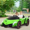 Infans 12V 2-Seater Licensed Lamborghini Kids Ride On Car w/ RC & Swing Function Green - 4 of 4