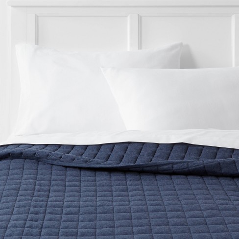 King Jersey Quilt Navy - Room Essentials™ : Target