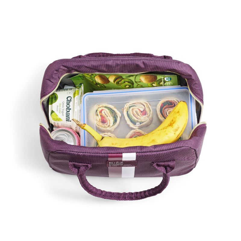 Fit &#38; Fresh Bloomington Lunch Bag - Plum, 4 of 10