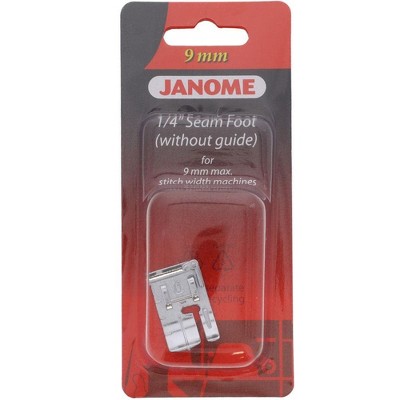 Janome 0.25'' Foot Without Guide for 9mm Machines