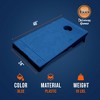 Driveway Games 4 ft x 2 ft All-Weather Indoor & Outdoor Cornhole Board Set Camping Essentials with 8 Canvas Toss Bags and 2 Target Boards, Blue - 2 of 4
