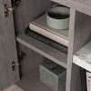 GlasFlength Nightstands Accent Nightstand Bedside Table Nightstand End Tables Nightstands with Drawer for Bedroom, Brown, 21.18"*19.45"*22.36" - 3 of 4
