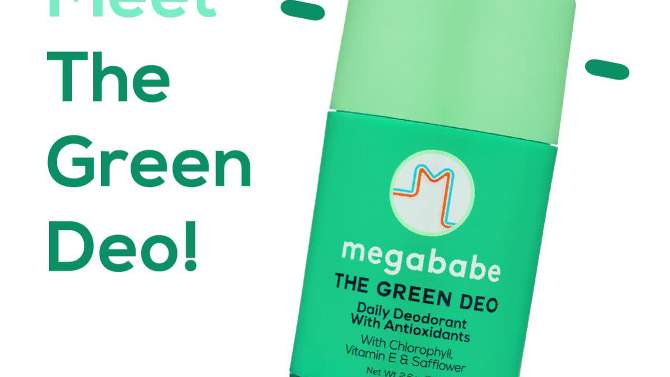 Megababe The Green Deo Daily Deodorant with Antioxidants - 2.6oz, 2 of 10, play video
