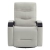 Spruce & Spring Leather Power Recliner Swivel Glider Rocker with Power Headrest - 3 of 4