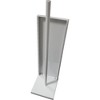Evideco French Home Goods Freestanding Metal Toilet Paper Holder Reserve 3 Rolls Finish:White - Pink Fuchsia - 4 of 4